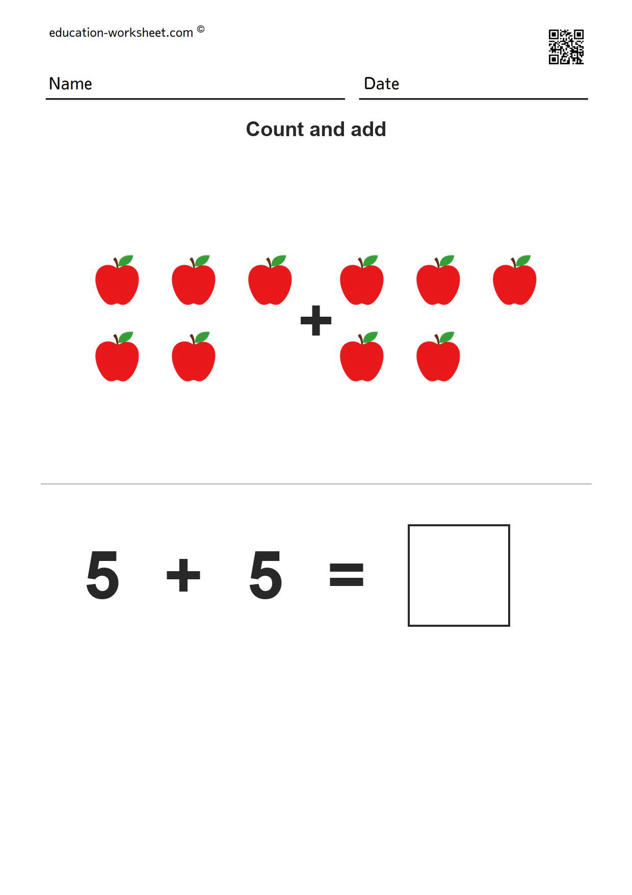 Addition up to 10
