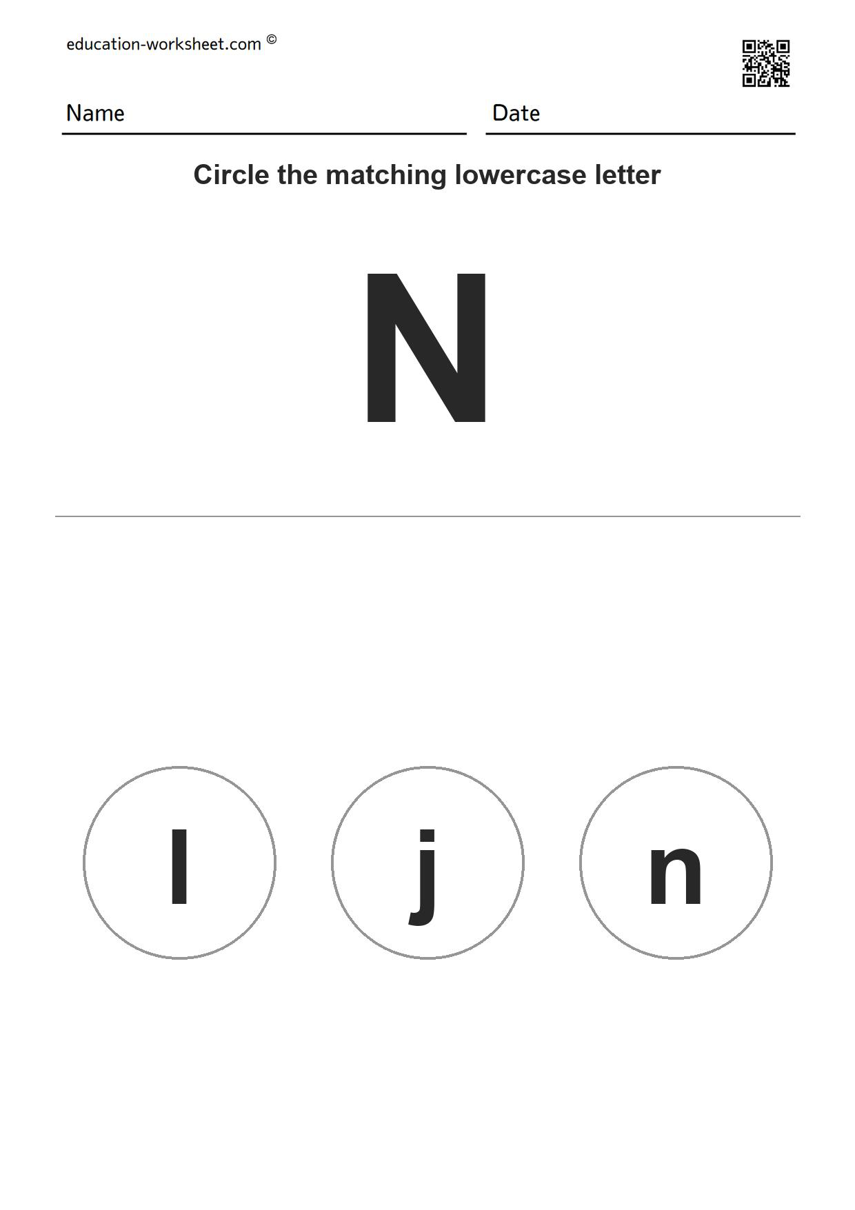Match Uppercase and Lowercase Letters