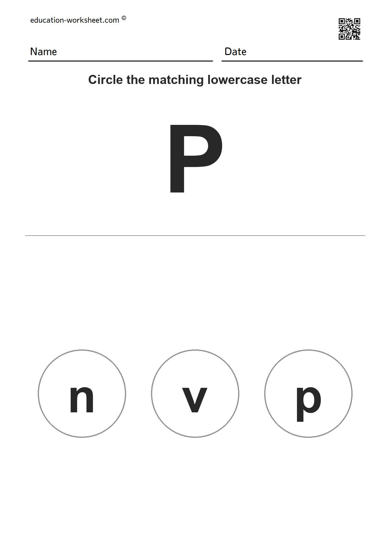 Match Uppercase and Lowercase Letters