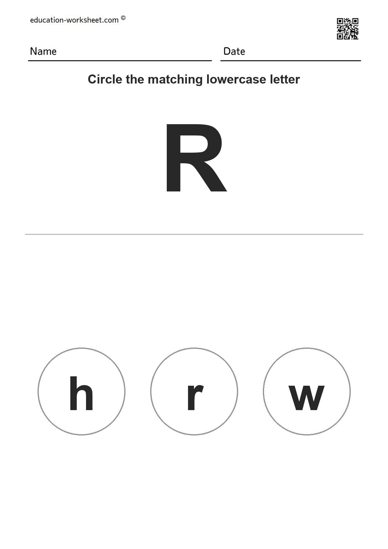Match Uppercase and Lowercase Letters