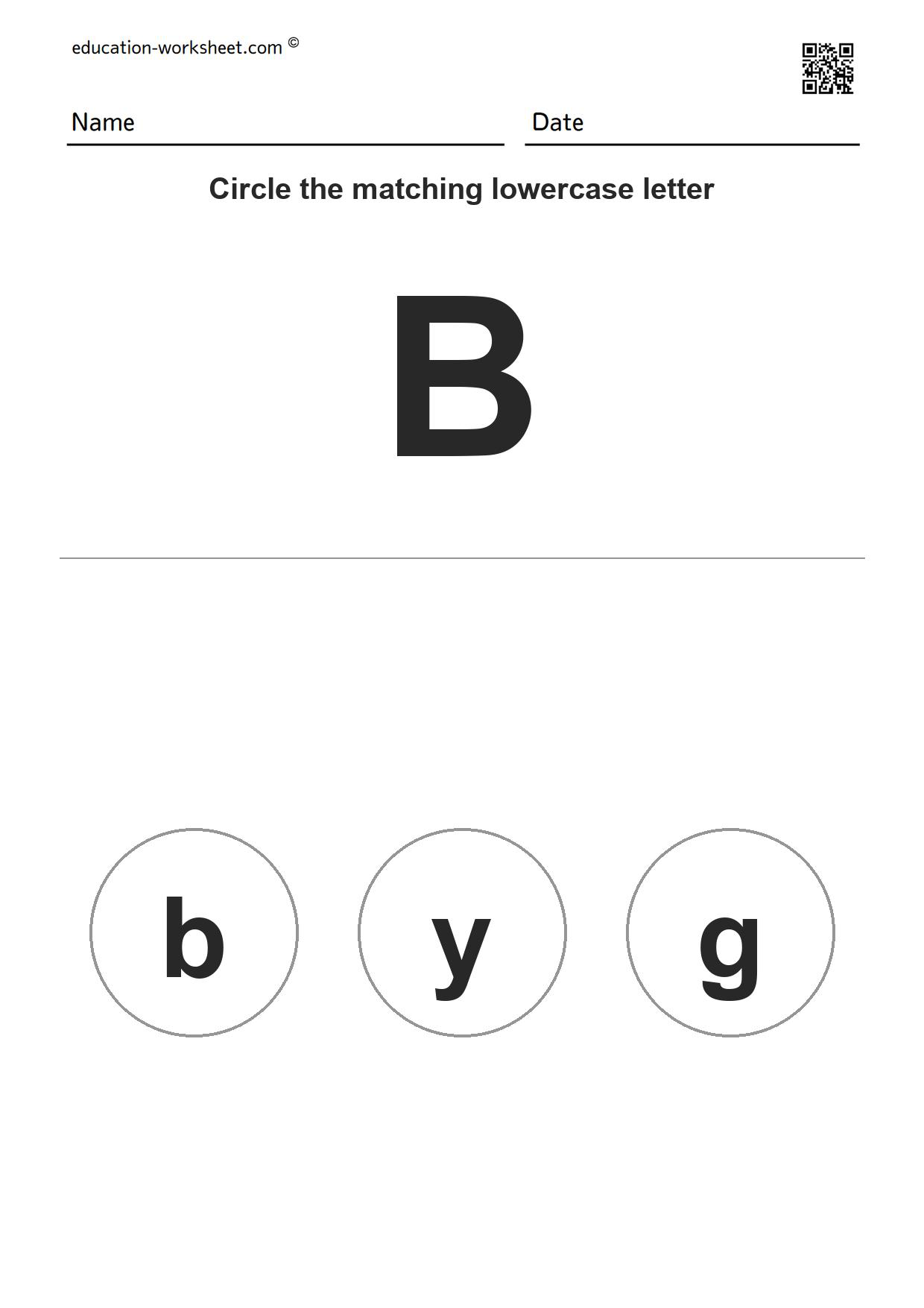 Match Uppercase and Lowercase Letters