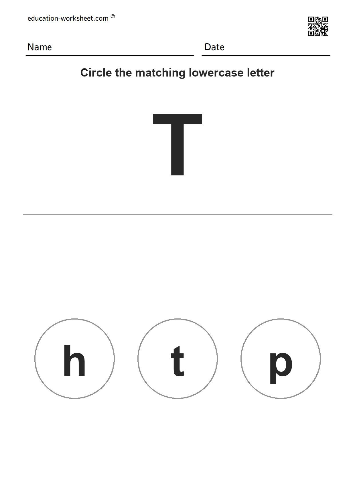 Match Uppercase and Lowercase Letters