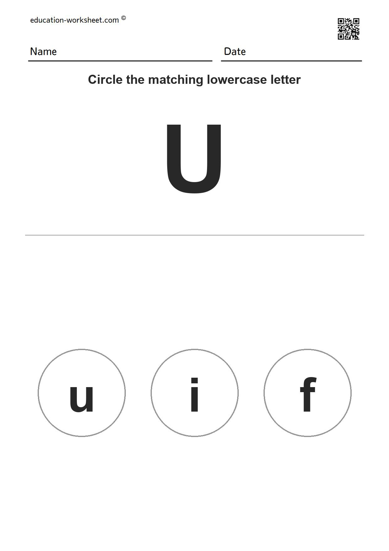 Match Uppercase and Lowercase Letters