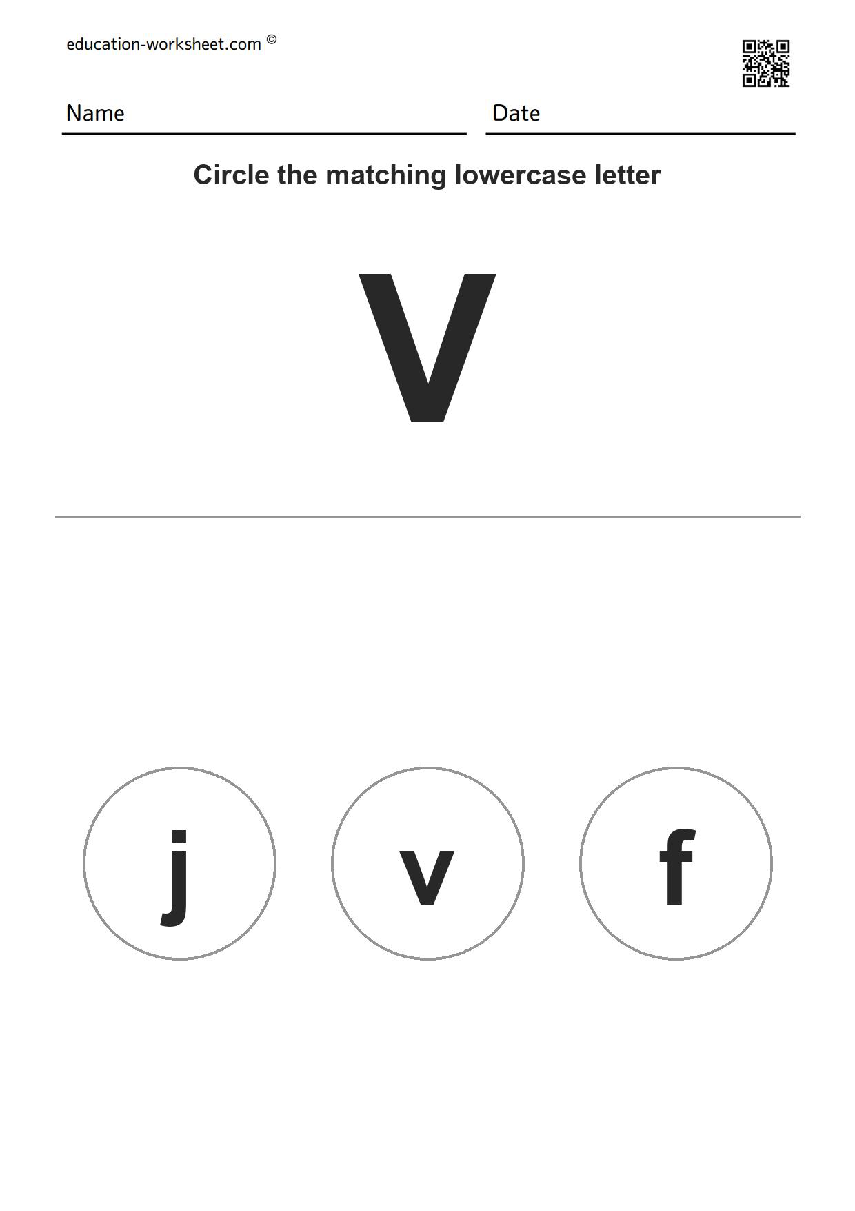 Match Uppercase and Lowercase Letters