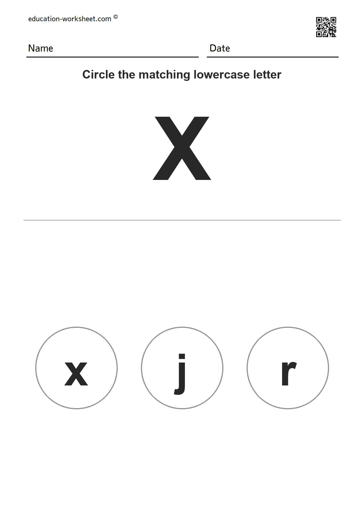 Match Uppercase and Lowercase Letters