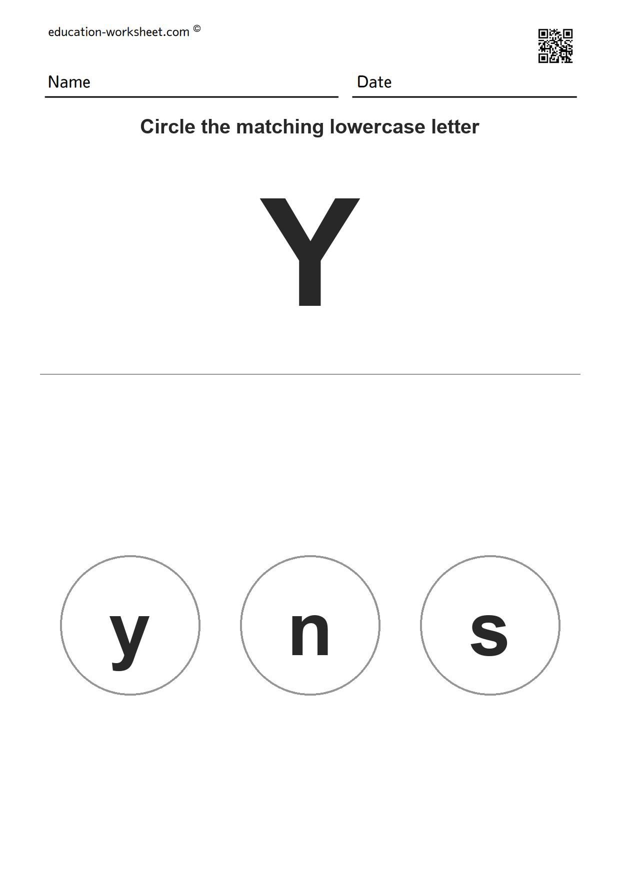 Match Uppercase and Lowercase Letters