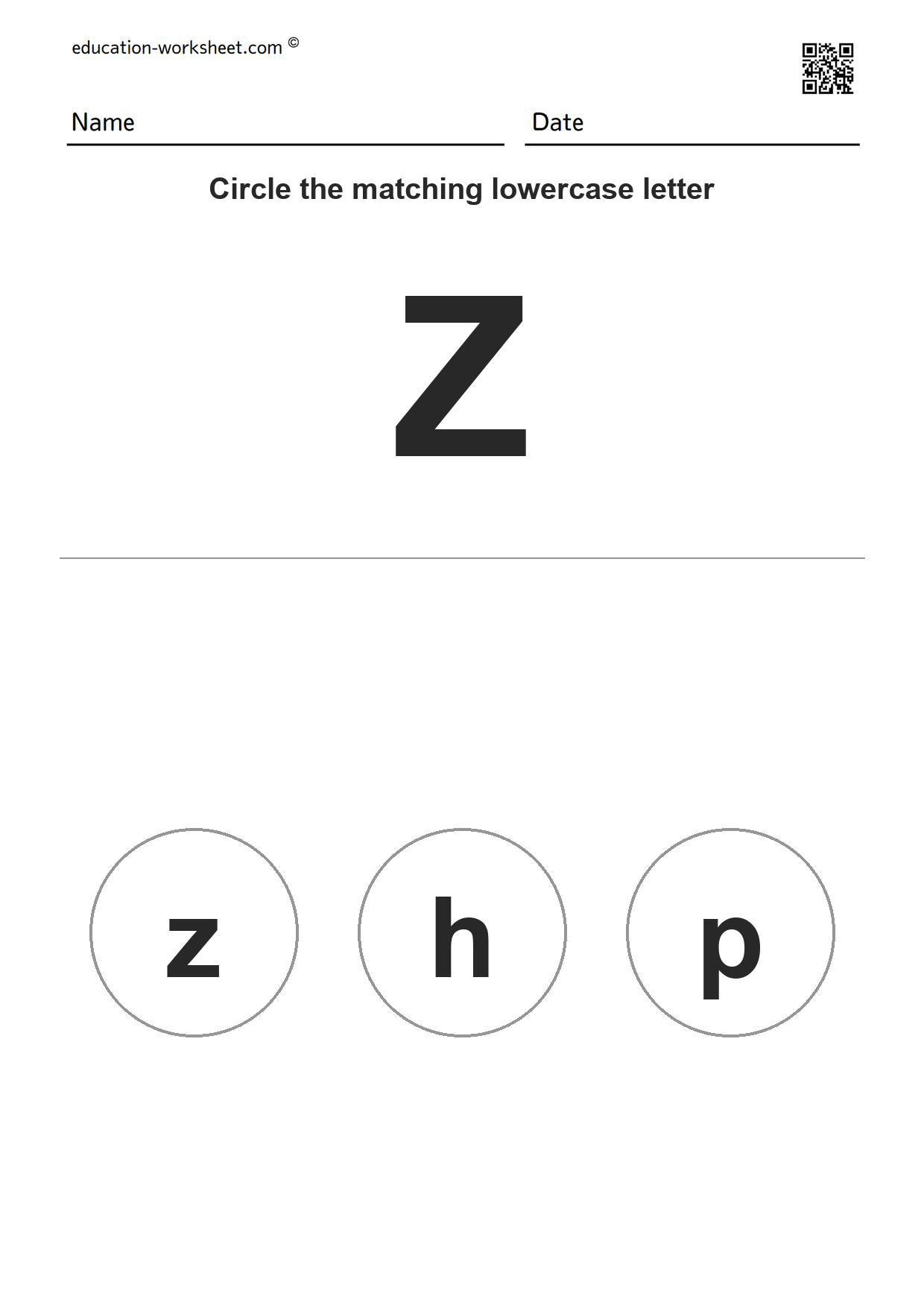 Match Uppercase and Lowercase Letters