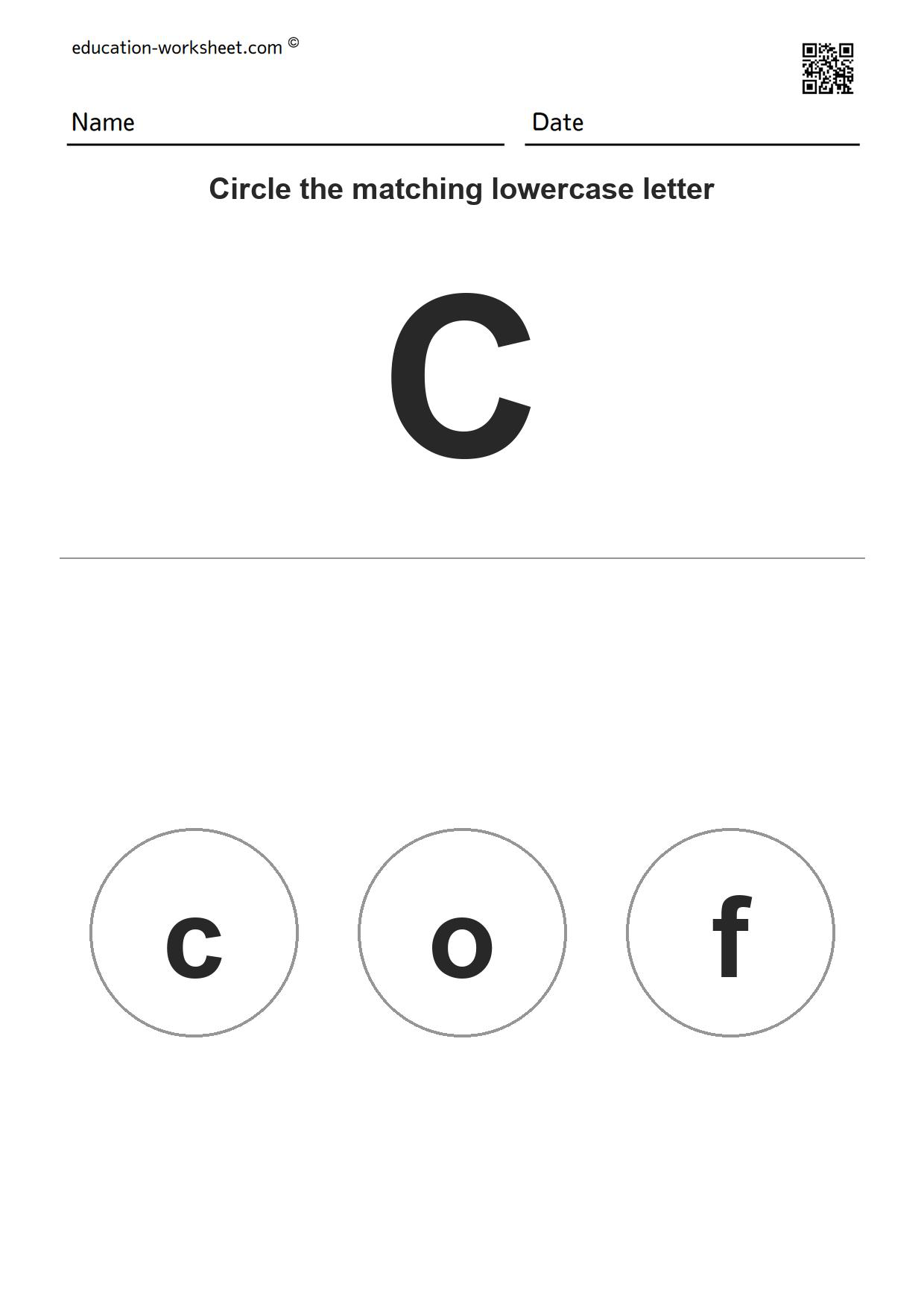 Match Uppercase and Lowercase Letters