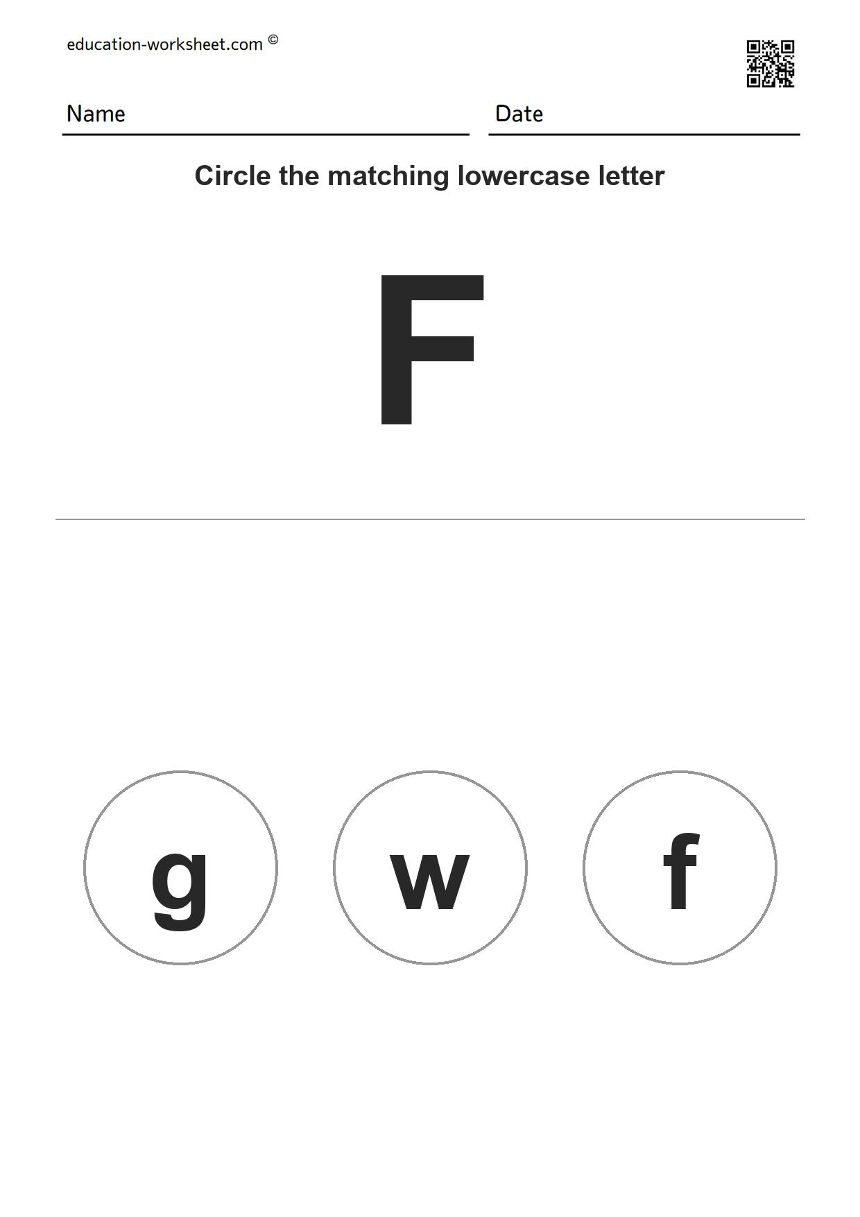 Match Uppercase and Lowercase Letters
