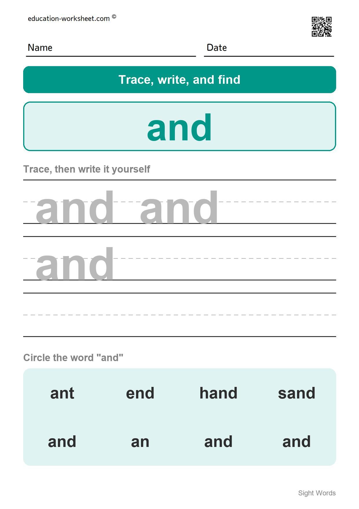 Sight word 