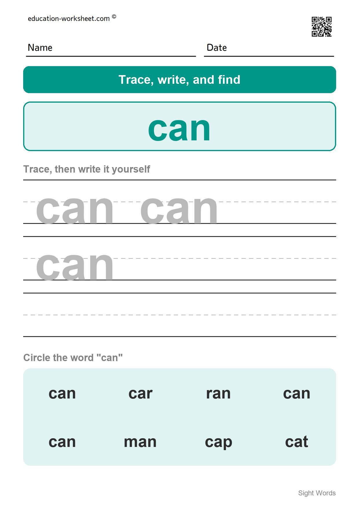 Sight word 