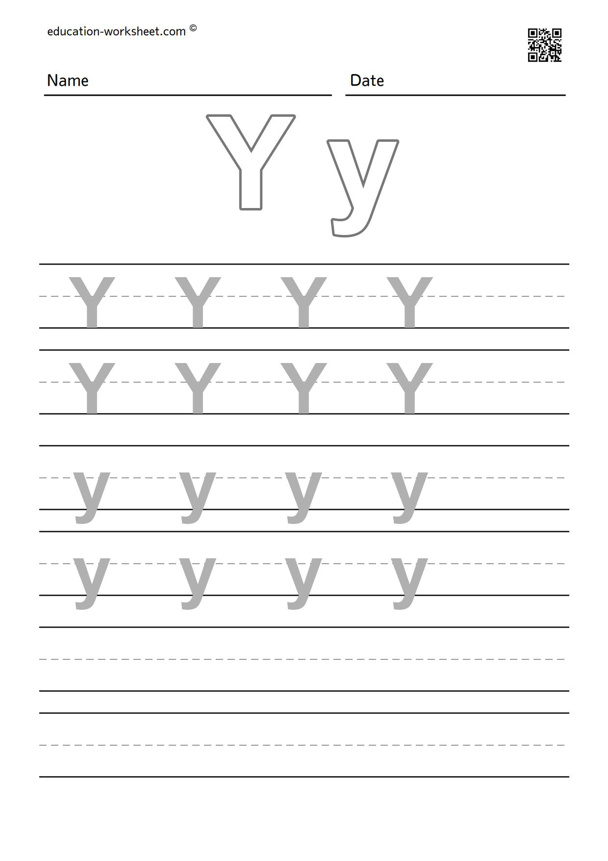 The task is to trace the alphabet A to Z