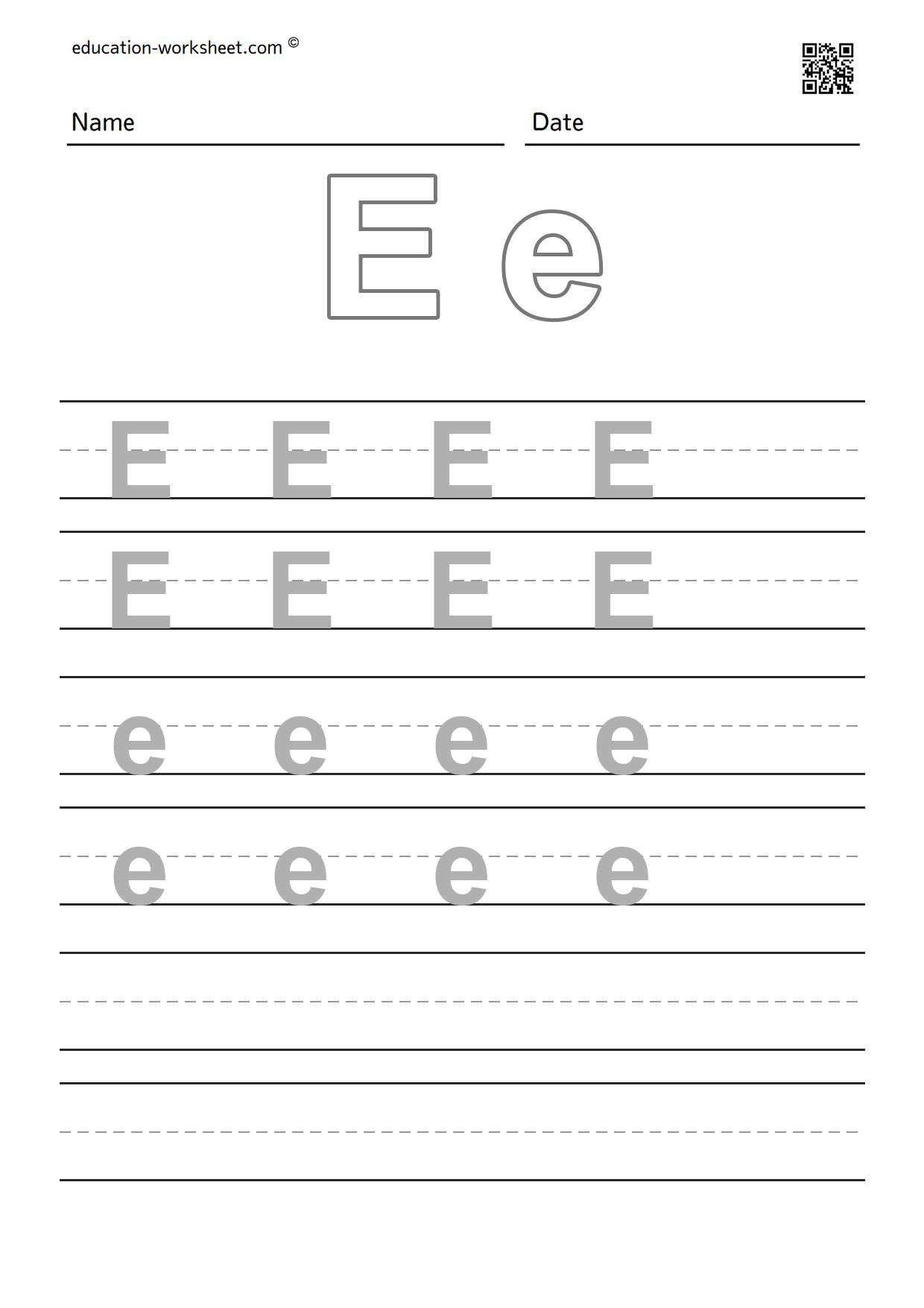 The task is to trace the alphabet A to Z