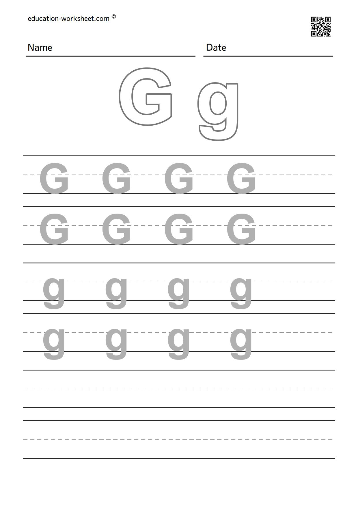 The task is to trace the alphabet A to Z